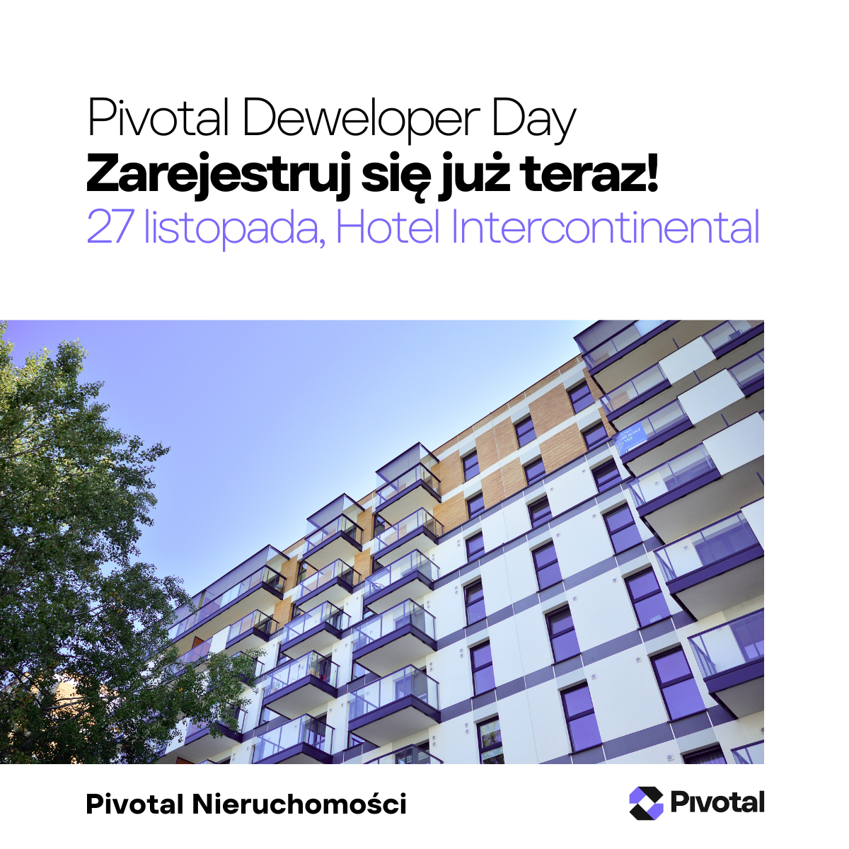 zaproszenie na event Pivotal Deweloper Day